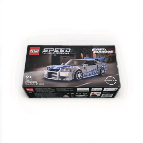 LEGO 76917 Speed Champions 2 Fast 2 Furious Nissan Skyline GT-R (R34) 319pc