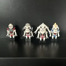 LEGO NINJAGO Minifigure Lot - Mixed Assorted Ninja Characters, Plastic, Age 7+