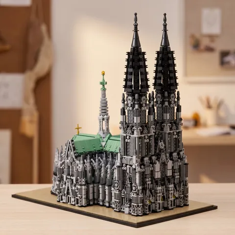 Cologne Cathedral Building Blocks Moc Technic 21061 71043 21063 10326 10350 21353 76453 Set