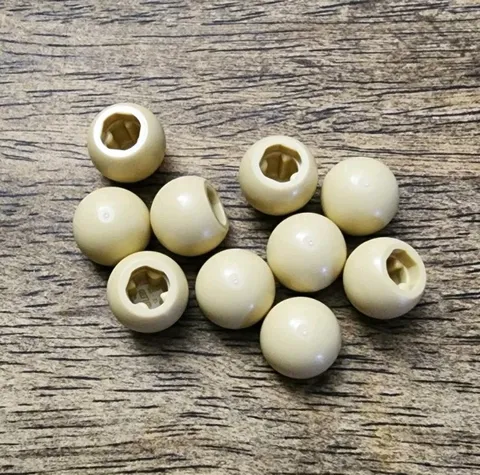 LEGO Tan Technic Ball Joint. QTY 10. Part No. 32474.