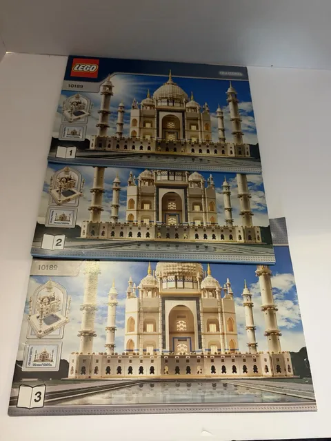 LEGO 2008 Taj Mahal Lego 10189 (Retired) - Manual instructions only