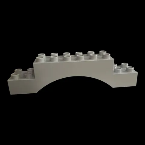 light gray Duplo 2X10 shaped brick - combined shipping (GRAY15)