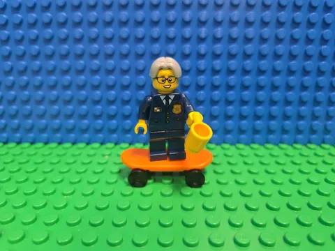 Lego Percival Wheeler Minifigure City Police Chief cty1124 CMF Lot 60316 60246