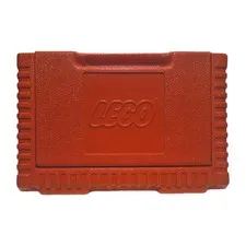 Vintage 1984 Lego Red Plastic Storage Carrying Case Organizer Briefcase