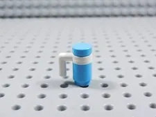 LEGO Medium Azure w/ White Thermos Pitcher Coffee Accessory Minifig BJ