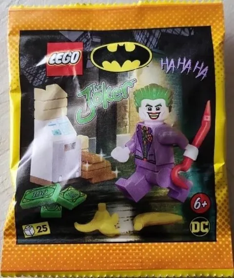 LEGO DC Super Heroes The Joker with ATM Minifigure Paper Bag Set 212405
