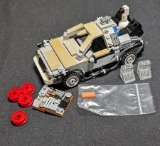 Retired LEGO 21103 Ideas: The DeLorean Time Machine. 401 pcs. complete. no box