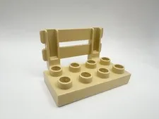 Lego Duplo Furniture Beige Park Bench