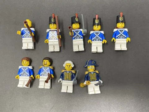 Lot Of 9 Lego Imperial Soldier, governor, admiral, sergeant MiniFigures