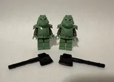 LEGO Star Wars Gamorrean Guard Minifigure x2 sw0075 4476 Jabba's Prize