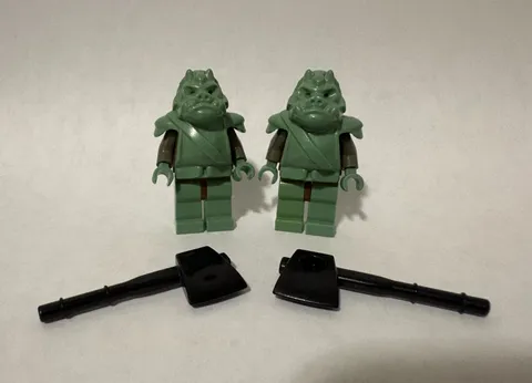 LEGO Star Wars Gamorrean Guard Minifigure x2 sw0075 4476 Jabba's Prize