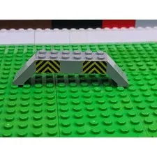 LEGO Slope 45 10x2x2 With Double Black And Yellow 1998