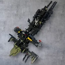 LEGO Technic Lamborghini Concept Car Chassis MOC Custom Build Olive Black Pieces