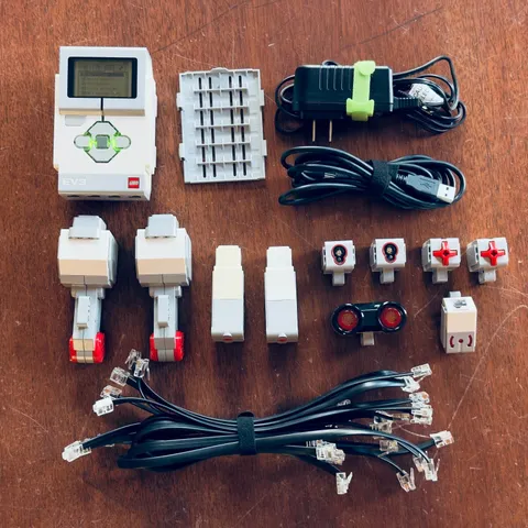 LEGO MINDSTORMS EV3 Intelligent Brick, Sensors, Motors, Cables