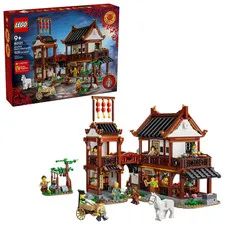 LEGO Chinese Festivals Ancient Moon-Gazing Inn - Building Toy for Boys & Girls, 