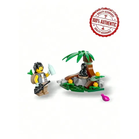 LEGO 30665 City Baby Gorilla Encounter, Jungle Set with Vet Minifigure, Gift 5+