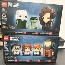 Lego Brickheadz Harry Potter Lot 40495, 40496  Voldemeort Bellatrix Hagrid