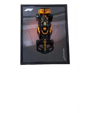 F1 McLaren Lego Speed Champions Wall Display & Completed Lego Set