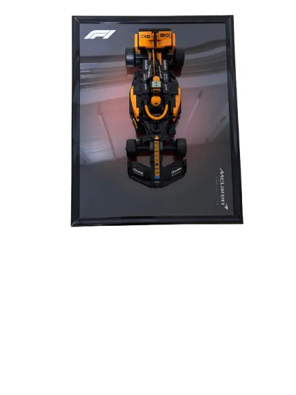 F1 McLaren Lego Speed Champions Wall Display & Completed Lego Set