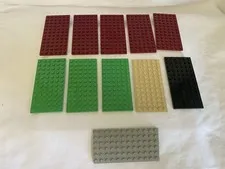Lot of 11 LEGO 3028 Base Plate 6X12 #54