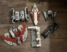 LEGO Star Wars and batman lot set USED. MOSTLY COMPLETE