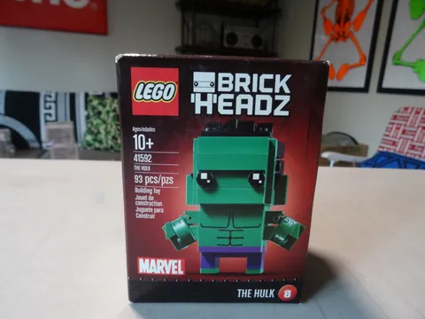 NEW LEGO BrickHeadz Marvel Hulk 41592 Complete Set 93 pcs Age 10+ (2017)