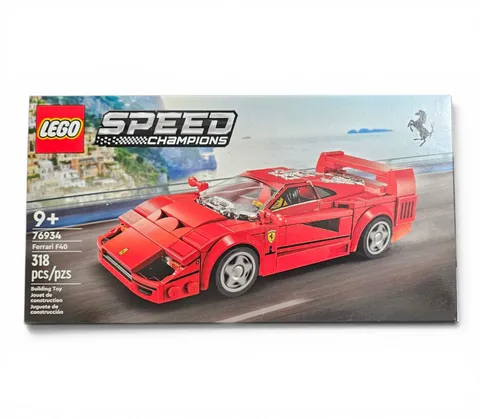 Lego SPEED CHAMPIONS: Ferrari F40 Supercar 76934 New Sealed Box Retiring Soon!