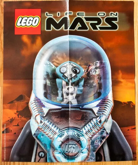 Lego Studios Dinocop Movie Poster 2000 Alien Life on Mars