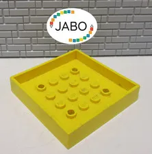 (E5/12) LEGO Fabuland 4452 Container Box 6x6 Yellow 3624 3627
