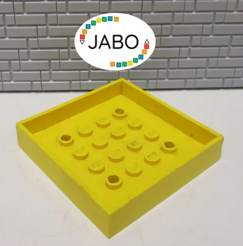 (E5/12) LEGO Fabuland 4452 Container Box 6x6 Yellow 3624 3627