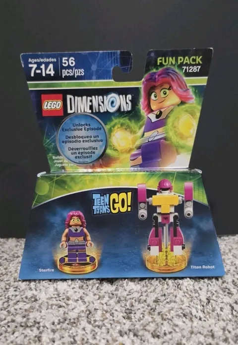 LEGO Dimensions Fun Pack 71287 Starfire & Titan Robot Teen Titans Go! 