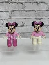 LEGO Duplo Disney Lot Minnie Mouse Figures Lot Of 2 Pink White