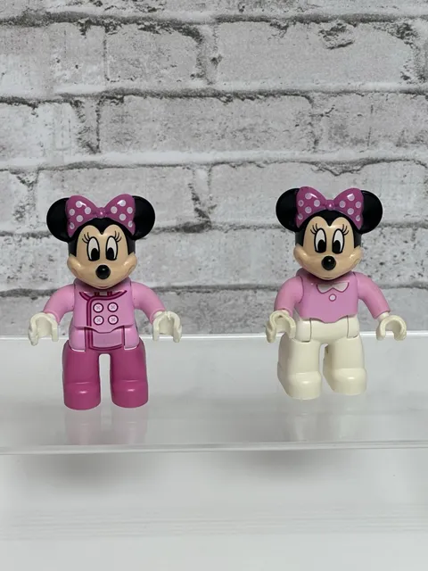 LEGO Duplo Disney Lot Minnie Mouse Figures Lot Of 2 Pink White