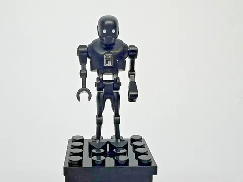 LEGO Star Wars Minifigure - K-2SO Droid Dark Silver Chest Panel - Andor SW1412