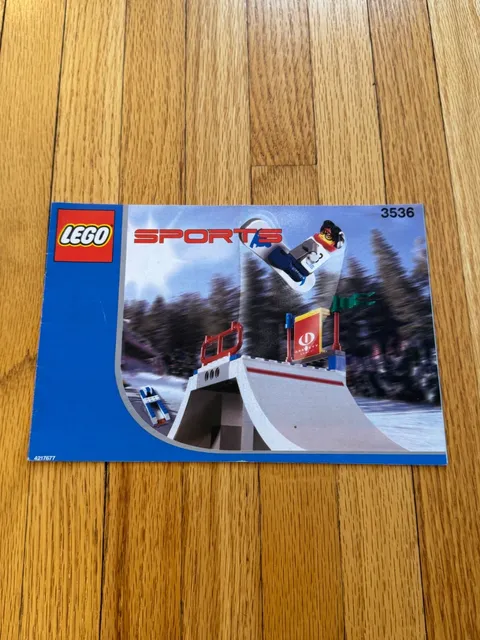 Lego Sports Snowboard Big Air Comp (3536) Instruction Booklet Only