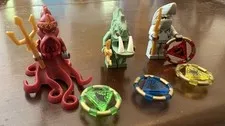 LEGO Atlantis Minifigures – Shark Warrior, Squid Warrior & Fish/Piranha Warrior