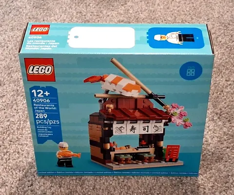 LEGO Restaurants of the World Japan 40906 Sushi Shop GWP Limited Edition NEW