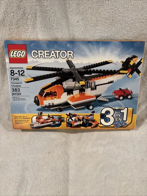 LEGO Creator 3 in 1 7345 Transport Helicopter New In Box!