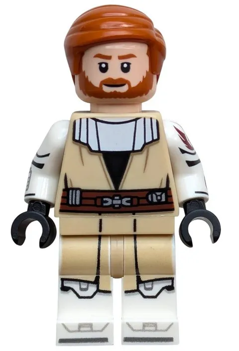 LEGO Star Wars Obi-Wan Kenobi Minifigure Clone Wars V19 Torrent 2025 Lightsaber