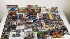 LOT OF 36 LEGO INSTRUCTION MANUALS STAR WARS NINJAGO AND MORE