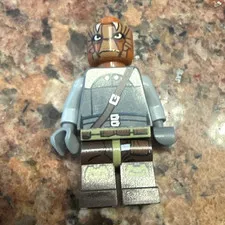 LEGO Star Wars Rebel Trooper Minifigure Gray Torso Brown Head/Legs, Plastic