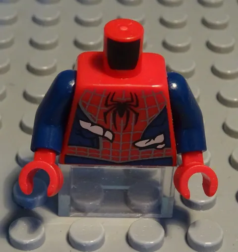 Lego Figure Accessories Top Torso Red with Decor Spider - Man