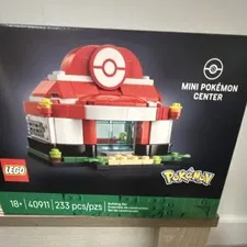 LEGO Pokémon Mini Pokémon Center 40911 Complete Set 233pcs Age 18+