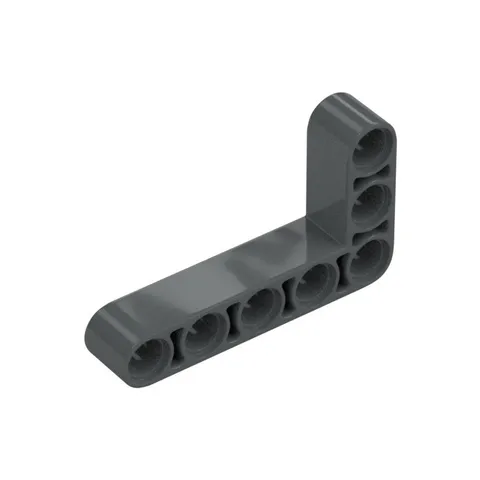 LEGO 14x Dark Bluish Gray Technic, Liftarm, Thick L-Shape 3 x 5 inv.601