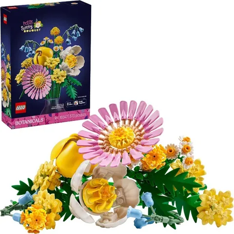 LEGO Botanicals Petite Sunny Bouquet Building Toy 10347 🎁Kids Gift