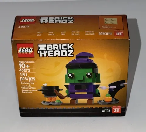 LEGO 40272 Brickheadz Halloween Witch Building Set Brand New In Box
