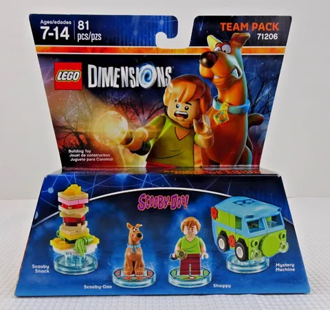 LEGO Dimensions SCOOBY-DOO Team Pack 71206 Factory Sealed New *Exact Item*