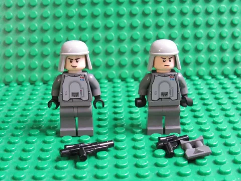 Lot 2 Lego Star Wars minifigures Imperial AT-ST driver General Veers JJ48