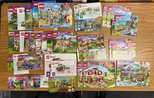 LEGO FRIENDS INSTRUCTION BOOK MANUAL ONLY HUGE LOT