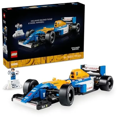 LEGO Icons 10353 Williams Racing FW14B Nigel Mansell 13+ collector's item